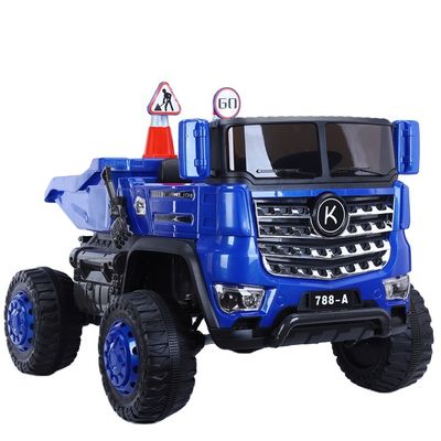 Caminhão de construção elétrico com comando remoto e balde de inclinação 12v