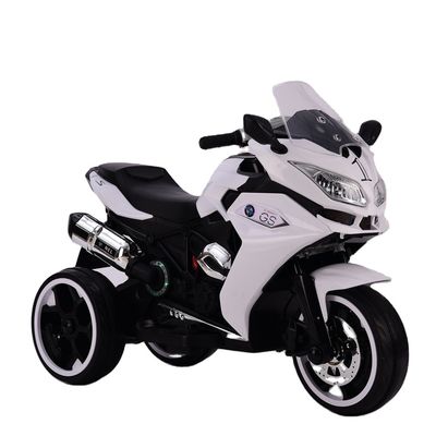 Carro elétrico de plástico 6V para crianças Carro de bateria de tração dupla 2022 Motocicleta para bebê