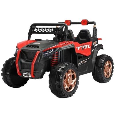 4x4 Buggy Car elétrico para crianças com tração nas quatro rodas assento de couro e opção de tinta de cozimento