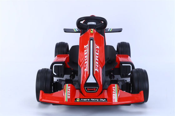 Pedal elétrico de 12V acessível Crianças de karting de carro para crianças Alimentado por bateria