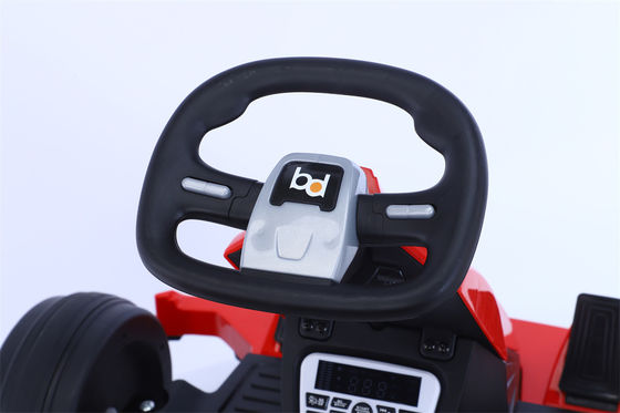 Pedal elétrico de 12V acessível Crianças de karting de carro para crianças Alimentado por bateria