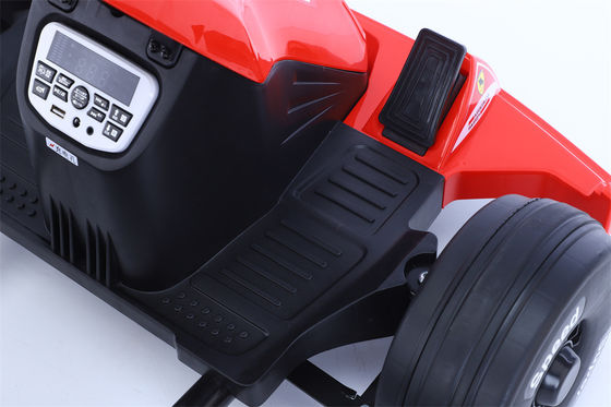 Pedal elétrico de 12V acessível Crianças de karting de carro para crianças Alimentado por bateria