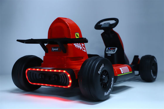 Pedal elétrico de 12V acessível Crianças de karting de carro para crianças Alimentado por bateria
