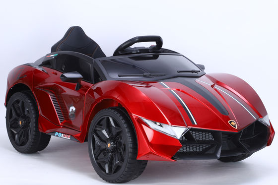 Unisex Crianças Elétricas Brinquedo Dual Portas Luz LED Quatro Rodas Carro de corrida 113X66X47cm