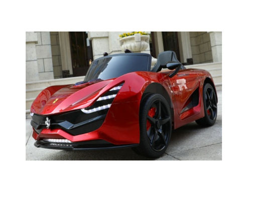 2023 Made In Newest 12 Volt Kids Electric Ride On Car com Duas Portas Abertas Marrom
