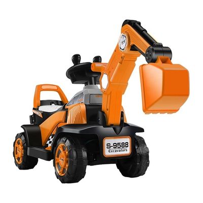 Crianças Trator Elétrico Ride On Car For com Bateria Operada Excavator Elétrico Carros