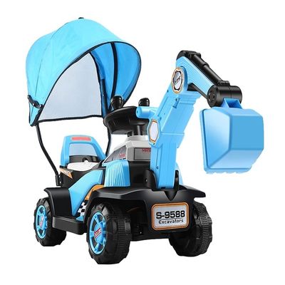 Crianças Trator Elétrico Ride On Car For com Bateria Operada Excavator Elétrico Carros