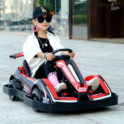 G.W. N.W 19kg/16kgs Kids Outdoor Electric Go Kart Car 12V Bateria e 4 rodas