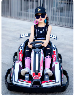 G.W. N.W 19kg/16kgs Kids Outdoor Electric Go Kart Car 12V Bateria e 4 rodas