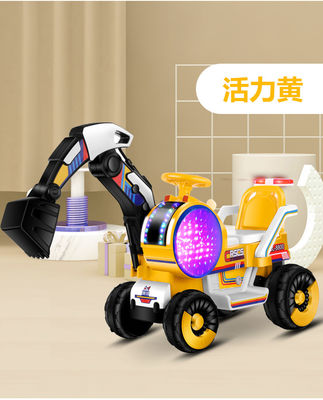 JIAXING brinquedo infantil totalmente 6v escavadeira elétrica andar em carro para crianças motor 380 * 1 / 380 * 2