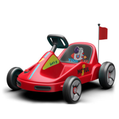 2024 Ride On Toy 2.4G Remote Control Kart com display de potência e ajuste de volume