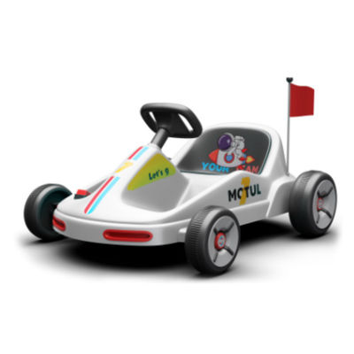 2024 Ride On Toy 2.4G Remote Control Kart com display de potência e ajuste de volume