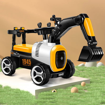 Brinquedos elétricos de plástico para crianças Slide Excavators Ride On Mini Construction Truck para crianças