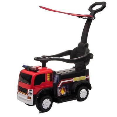 20W*1 Caminhão de bombeiros elétrico movido a motor e bateria para crianças montarem e brincarem com amigos