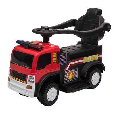 20W*1 Caminhão de bombeiros elétrico movido a motor e bateria para crianças montarem e brincarem com amigos