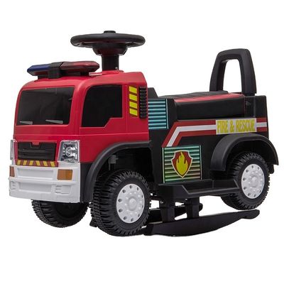 20W*1 Caminhão de bombeiros elétrico movido a motor e bateria para crianças montarem e brincarem com amigos