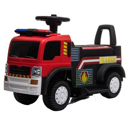 20W*1 Caminhão de bombeiros elétrico movido a motor e bateria para crianças montarem e brincarem com amigos