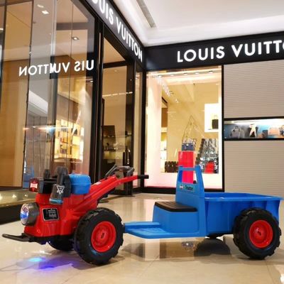 PP Ride On Electric Pedal Mini Electric Tractor Car para crianças de 8-13 anos