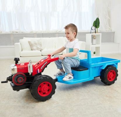 2022 12v Electric Kids Ride On Car com bateria de brinquedo de tractor de plástico incluído