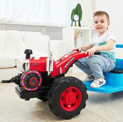 2022 12v Electric Kids Ride On Car com bateria de brinquedo de tractor de plástico incluído