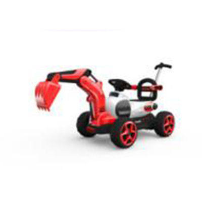 Excavadora elétrica de plástico para crianças carro ao ar livre com bateria motor de carro de brinquedo 6V380 * 1