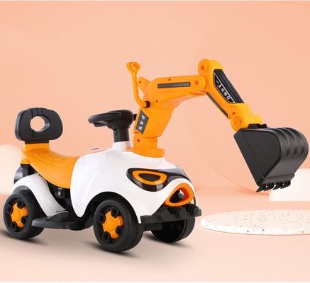Excavadora elétrica de plástico para crianças carro ao ar livre com bateria motor de carro de brinquedo 6V380 * 1