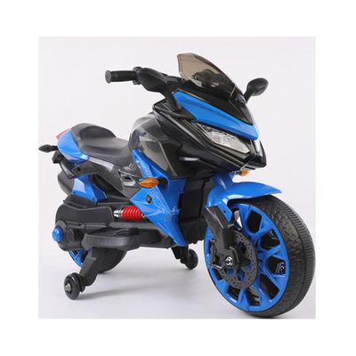 12V de plástico azul com bateria recarregável Acionado por crianças a andar de moto para o unisexo