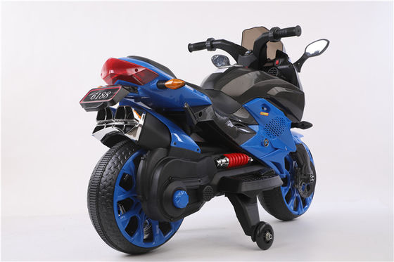 12V de plástico azul com bateria recarregável Acionado por crianças a andar de moto para o unisexo