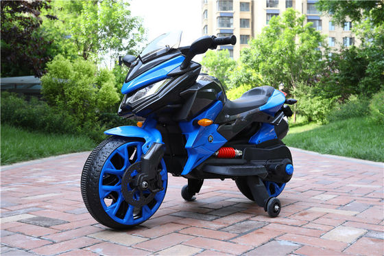 12V de plástico azul com bateria recarregável Acionado por crianças a andar de moto para o unisexo