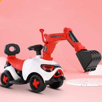 Carro elétrico para crianças com escavadeira de areia Bateria de brinquedo para crianças