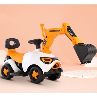Carro elétrico para crianças com escavadeira de areia Bateria de brinquedo para crianças