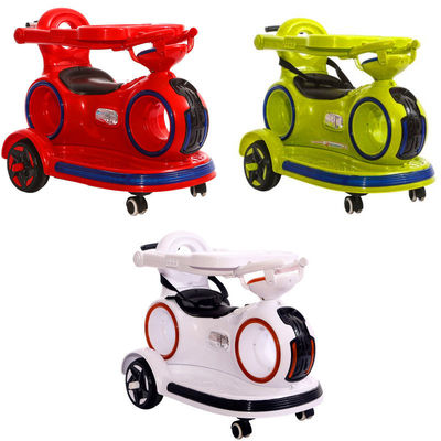 Carros elétricos para crianças com alça retrátil e luzes coloridas