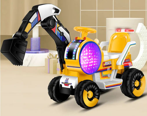 Unisex Jogos Elétricos para Crianças Escavação Engenharia Ride On para Crianças 6V4.5AH Bateria