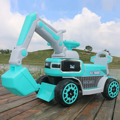 Excavadora multifuncional de carros para crianças Quatro rodas com braço de escavação Peso líquido 5,6 kg