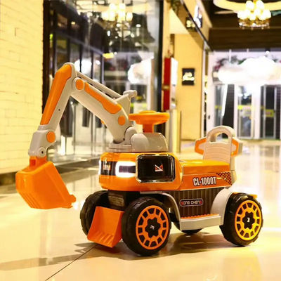 Excavadora multifuncional de carros para crianças Quatro rodas com braço de escavação Peso líquido 5,6 kg