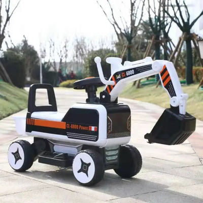 Excavadora elétrica a bateria de 6 V de plástico PP para crianças de 3 a 7 anos GW/NW 6.4KG/5.8KG