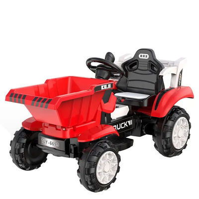 Carro de brinquedo de deslizamento elétrico a bateria de 6v com música e controle de vara de empurrão 2023
