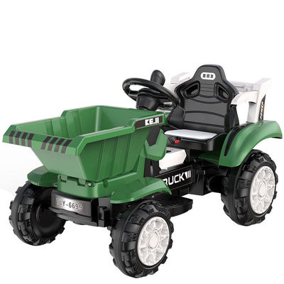 Carro de brinquedo de deslizamento elétrico a bateria de 6v com música e controle de vara de empurrão 2023