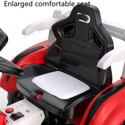 Carro de brinquedo de deslizamento elétrico a bateria de 6v com música e controle de vara de empurrão 2023