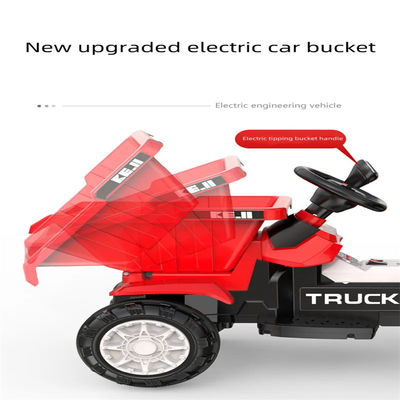 Carro de brinquedo de deslizamento elétrico a bateria de 6v com música e controle de vara de empurrão 2023