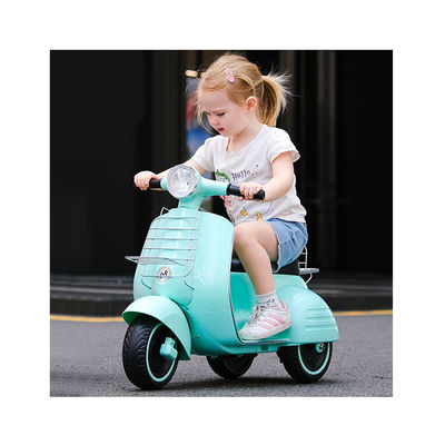 Ride On Toy Electric Kids Motorcycle com Luz em Vermelho Amarelo Escuro Azul Rosa ou Verde
