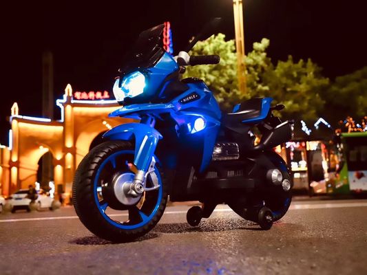 Fácil de montar e iluminar rodas de bicicleta elétrica para crianças carro motocicletas carro de brinquedo