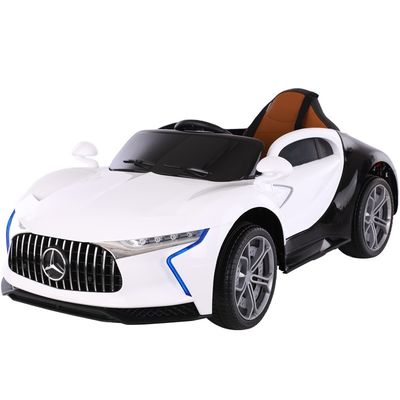 Carro elétrico para crianças Bateria operada Brinquedo grande em tinta azul Faixa etária 5-7 anos