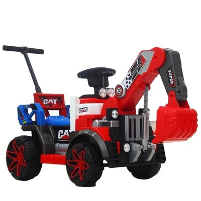 Unisex 6v todo elétrico Ride On Construction Truck Car com música 2023 PP plástico