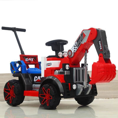 Unisex 6v todo elétrico Ride On Construction Truck Car com música 2023 PP plástico