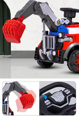 Unisex 6v todo elétrico Ride On Construction Truck Car com música 2023 PP plástico