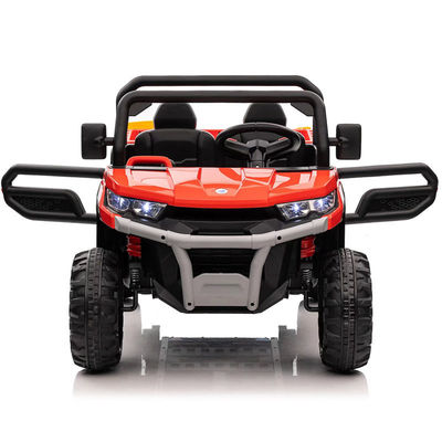 Emote Control Iluminação musical 12V ou 24V 2 lugares Passeio em caminhão Jogos de carro para crianças