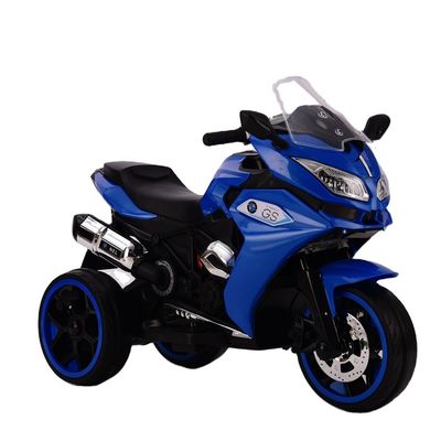 Carro elétrico de plástico 6V para crianças Carro de bateria de tração dupla 2022 Motocicleta para bebê