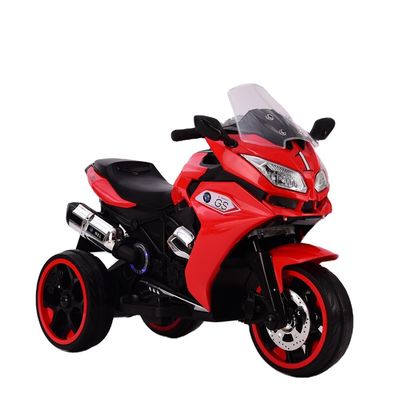 Carro elétrico de plástico 6V para crianças Carro de bateria de tração dupla 2022 Motocicleta para bebê