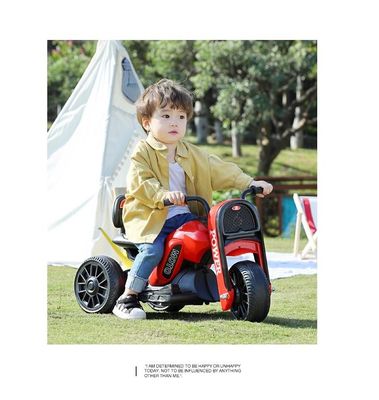 Iluminação e música personalizáveis para crianças Crianças elétricas motocicleta andar de carro